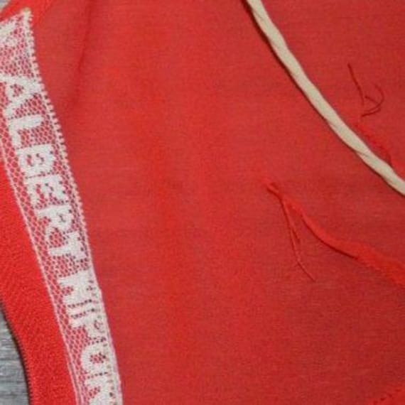 Albert Nipon Vintage Red Sheer Negligee Slip Dres… - image 10