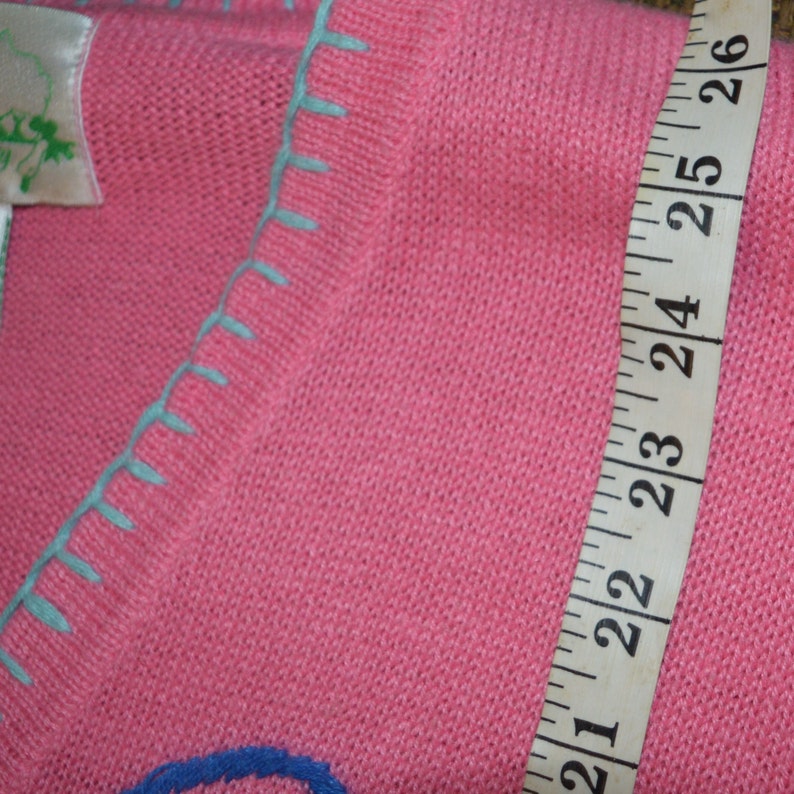 Quacker Factory QVC HSN Beach Summer Sequin Bright Pink Cardigan