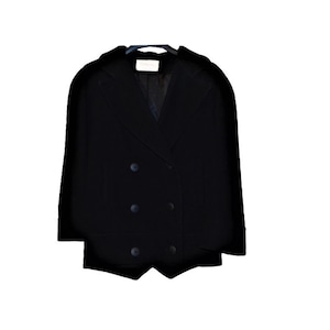 Vintage 1960s | Italian Wool Double-breasted Jacket - Etsy