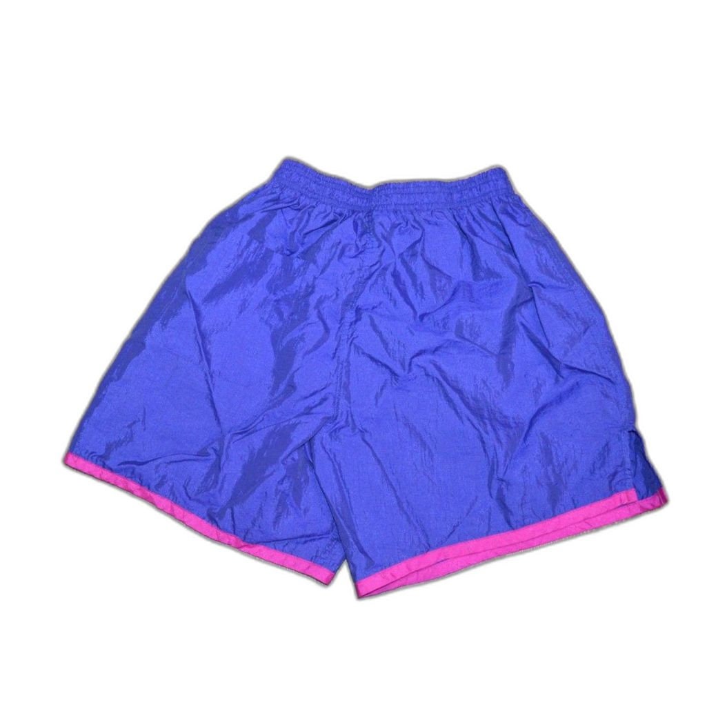 Vintage Umbro Shorts Adult Small Purple Pink Nylon Made in