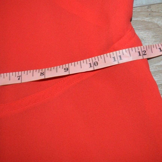 Albert Nipon Vintage Red Sheer Negligee Slip Dres… - image 6
