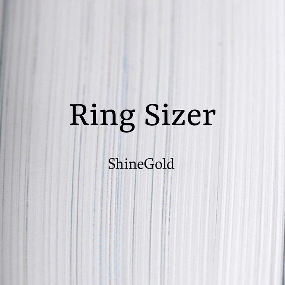  Ring Sizer With Quarter Sizes