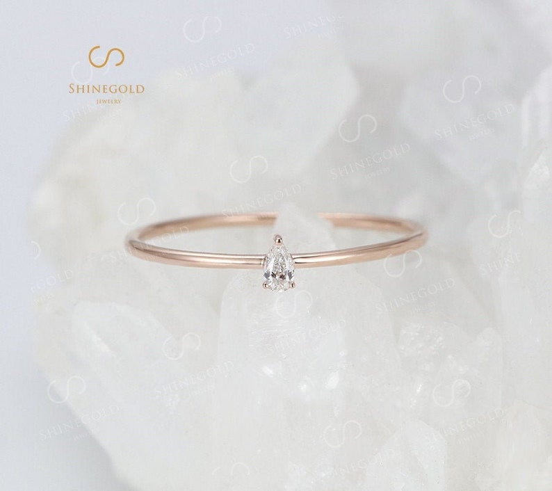 minimalist engagement rings