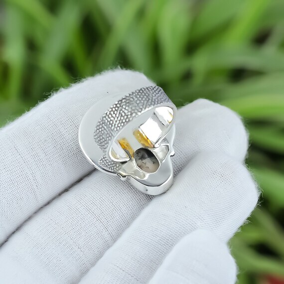 Bague en porcelaine Jaspe 925 Bague en argent sterling Taille 5.75 Bague faite a la main Bijoux en porcelaine Jaspe Pierre precieuse Bague Magnifique Cadeau de fiancailles Etsy France