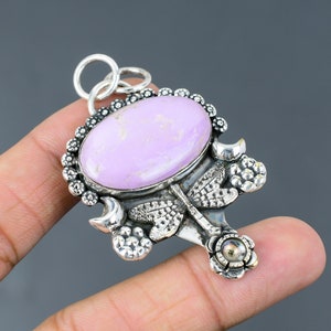 Phosphosiderite Pendant 925 Sterling Silver Pendant Phosphosiderite Jewelry Handmade Pendant Dragonfly Pendant Gift For Mom Gemstone Pendant