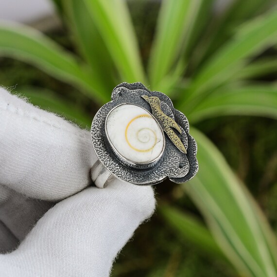Shiva eye shop shell ring