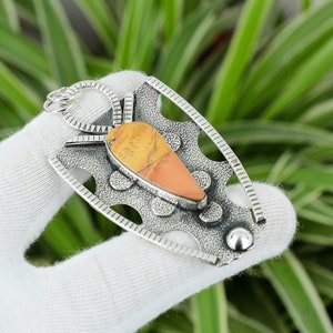 Maligano Jasper Pendant 925 Sterling Silver Pendant Gorgeous Gemstone Pendant Statement Pendant Handmade Men Jewelry Engagement Gift For Her