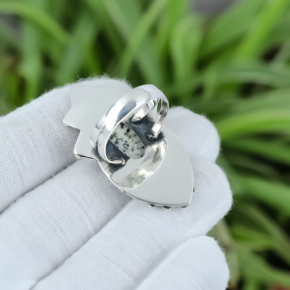 K2 Jasper Ring 925 Sterling Silver Ring Ring Size 8.75 Fashion