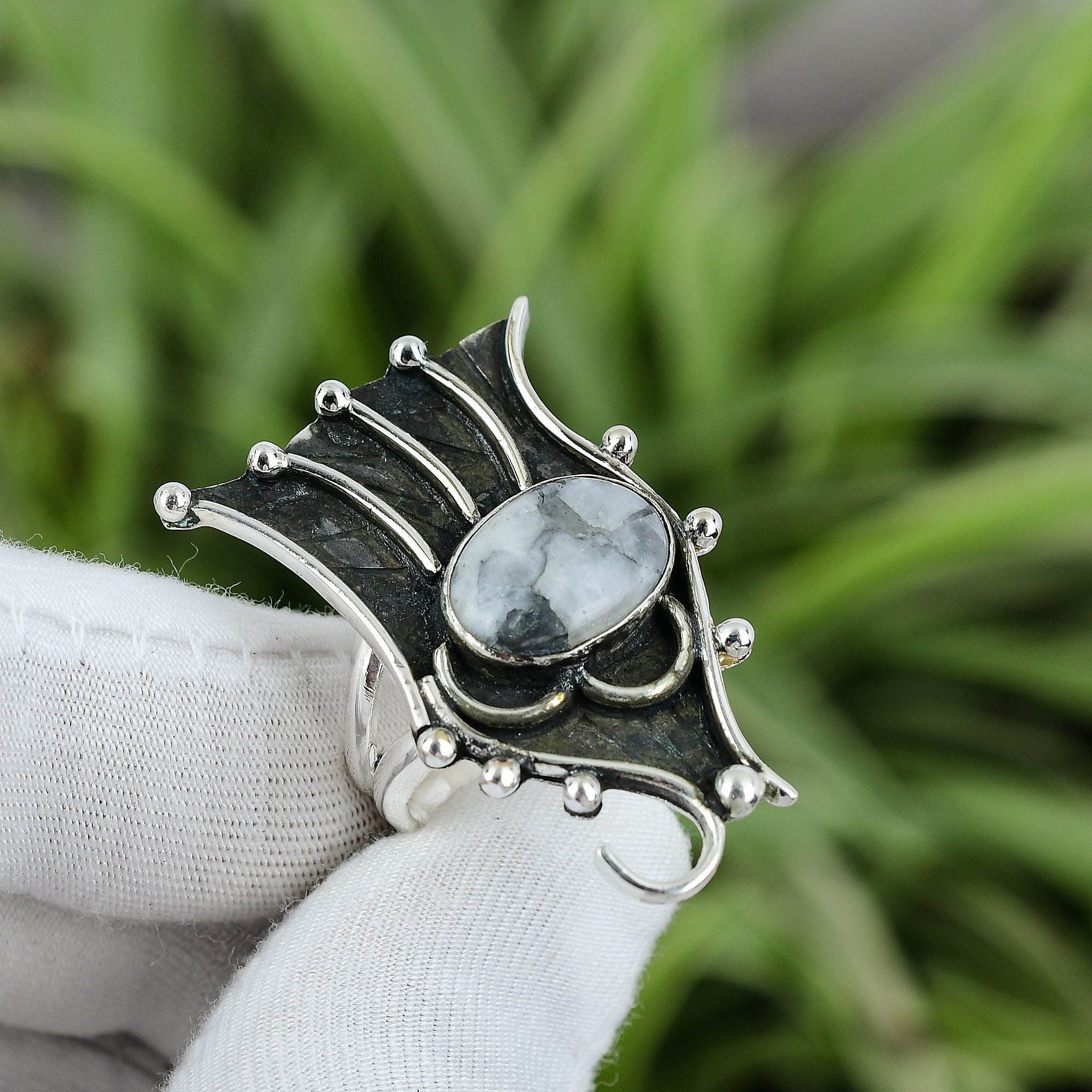 アクセサリー RH jewelry turquoise ring US9.5 RH jewelry turquoise ring US9.5（Navajo Ring 925 Silver FOX