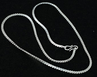 Silver Chain Handmade Chain 925 Sterling Silver Chain Silver Jewelry Chain For Pendants Silver Chain For Pendant Necklace Chain Gift For Mom