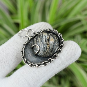 Chrysanthemum Pendant 925 Sterling Silver Pendant A One Quality Gemstone Pendant Handmade Pendant Chrysanthemum Jewelry Bridal Shower Gift