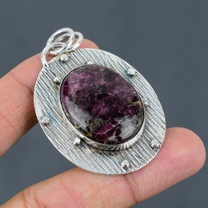 Pink Tourmaline Pendant 925 Sterling Silver Pendant Handmade Decent Jewelry Top Quality Gemstone Pendant Gift For Wife Latest Design Pendant