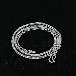 Silver Chain 925 Sterling Silver Chain Handmade Jewelry Silver Jewelry Chain For Pendants Silver Necklace Chain Gift For Mom Pendant Chain