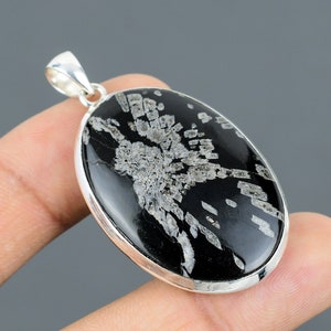 Handmade Chrysanthemum Gemstone Pendant: 925 Sterling Silver