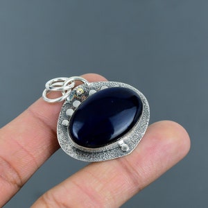 Blue Fire Labradorite Pendant 925 Sterling Silver Pendant Handmade Pendant Labradorite Gemstone Jewelry Statement Pendant Gifts For Friend