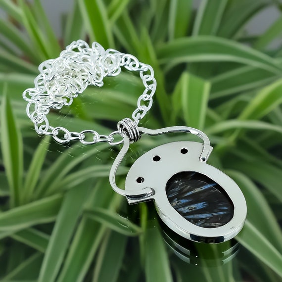 Collier En Argent Sterling 925 Avec Grenat Du Mozambique – Fait Main, Longueur 18 Pouces