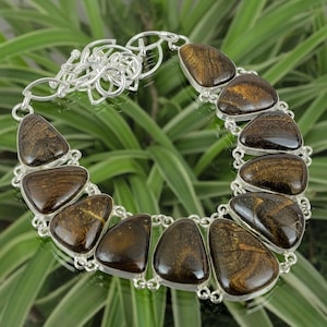 Boulder Opal 925 Sterling Silver Necklace - Handmade Gemstone Jewelry