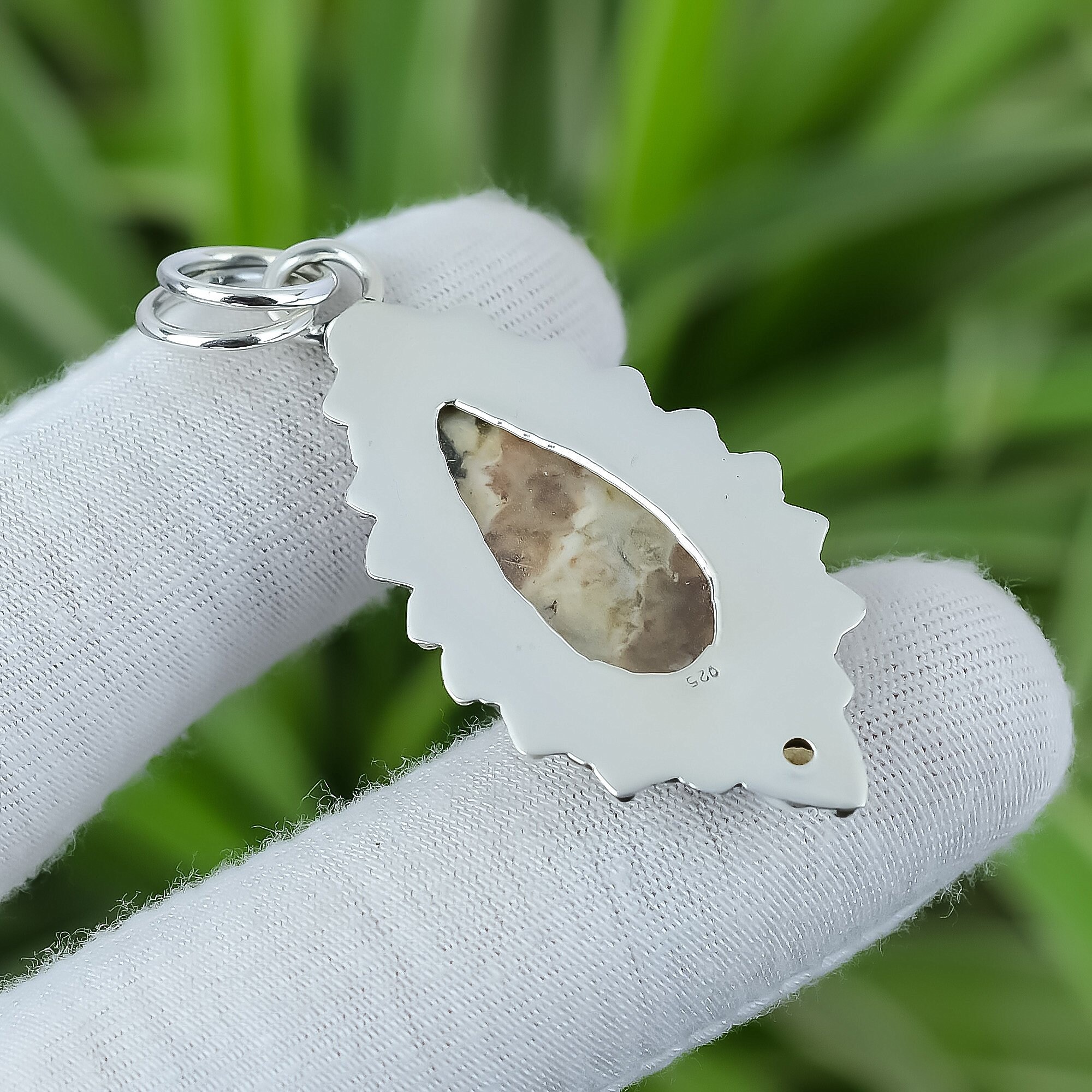 Pendentif En Argent 925 Avec Citrine Et Grenat Spessartite - Raffiné, Neuf Avec étiquettes