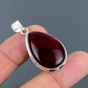 Red Fire Labradorite Pendant 925 Sterling Silver Pendant Handmade Boho Jewelry Top Quality Gemstone Pendant Designer Pendant Engagement Gift