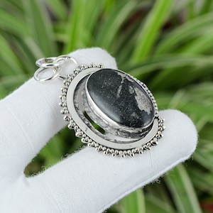 Chrysanthemum Pendant 925 Sterling Silver Pendant Genuine Gemstone Pendant Handmade Silver Pendant Engagement Gift Natural Stone Jewelry
