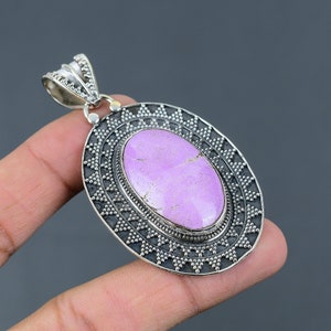 Phosphosiderite Pendant 925 Sterling Silver Pendant Handmade Vintage Pendant Phosphosiderite Jewelry Gemstone Pendant Gift For Anniversary