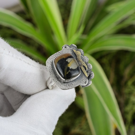 Jasper engagement ring outlet