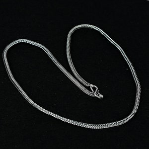 Silver Chain 925 Sterling Silver Chain Silver Jewelry Handmade Chain For Pendants Silver Chain For Pendant Necklace Chain Gift For Mother