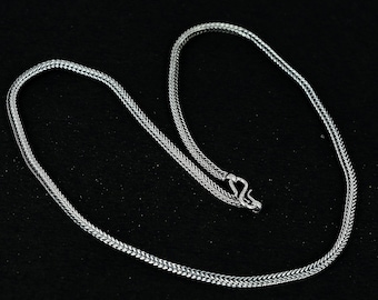 Silver Chain 925 Sterling Silver Chain Silver Jewelry Handmade Chain For Pendants Silver Chain For Pendant Necklace Chain Gift For Mother