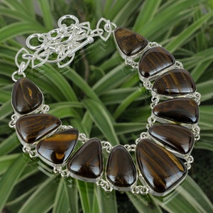 Handmade Boulder Opal 925 Sterling Silver Necklace - Antique Style