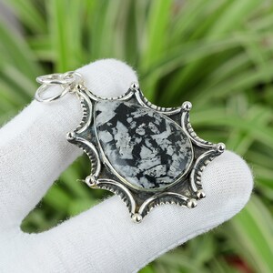 Chrysanthemum Pendant 925 Sterling Silver Pendant Anniversary Gift Handmade Pendant For Mom Genuine Gemstone Pendant Best Design Jewelry