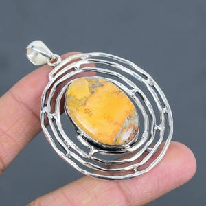 Maligano Jasper Pendant 925 Sterling Silver Pendant Top Quality Gemstone Pendant Handmade Designer Jewelry Gifts For Women Brand New Pendant