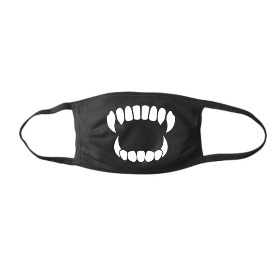 Vampire Teeth Face Mask Vampire Teeth Face Mask