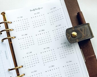 2026 PRINTED A5 Calendar, Minimalist Calendar, 2026 Wall Planner, Office Calendar, A5 Planner Insert,  2026 Planner A5