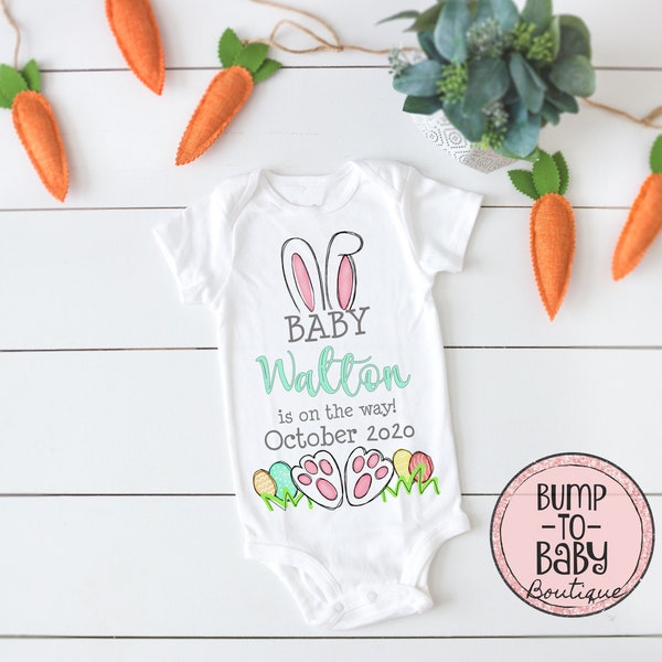 Easter Baby Announcement Etsy