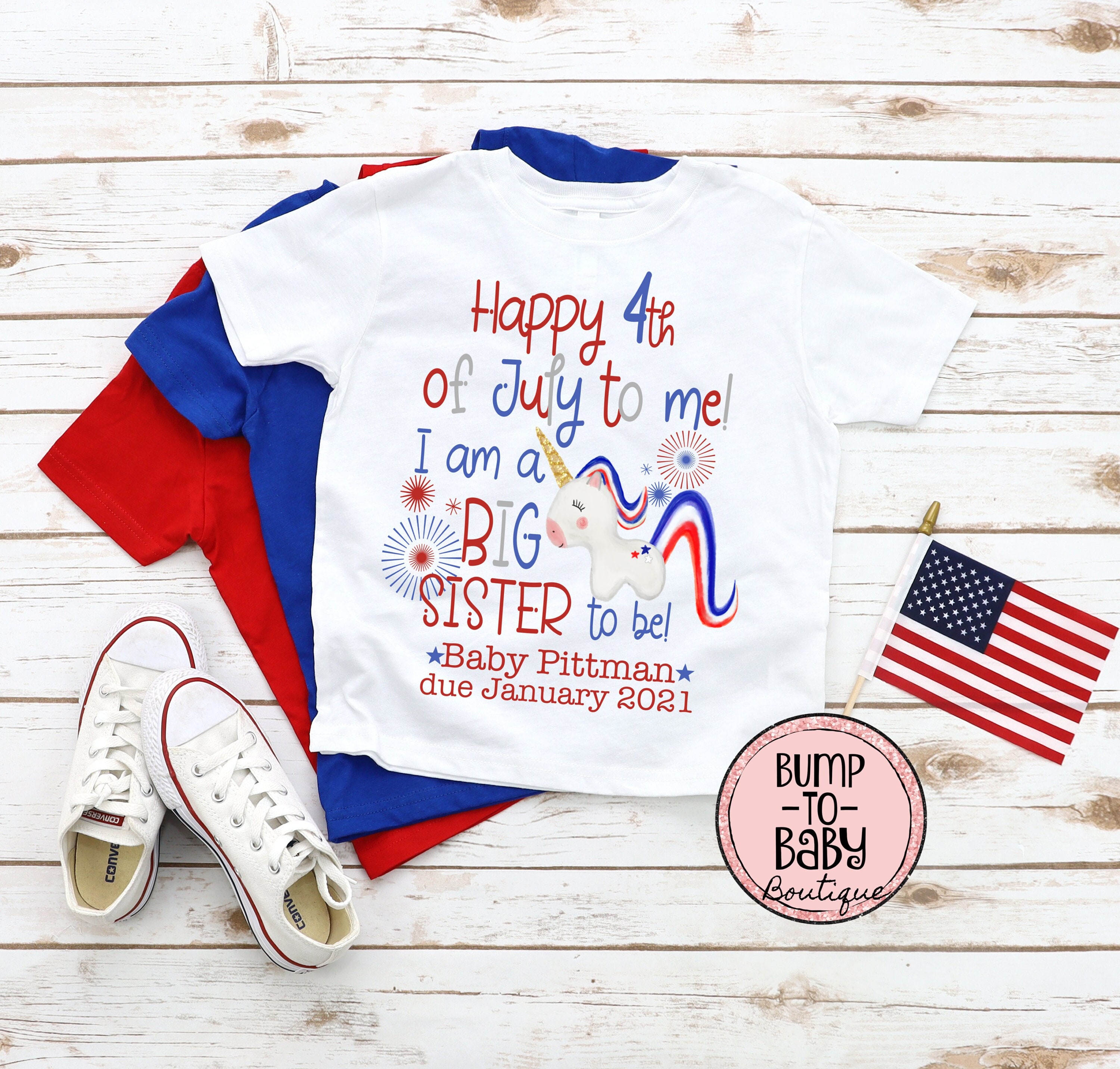Boys 4th Of July Outfit Kids Big Sibling 4th Of July Pregnancy