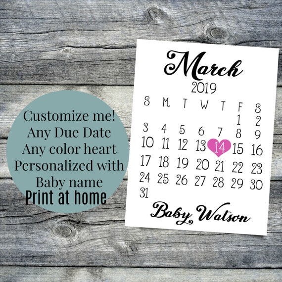 march 2019 baby announcement