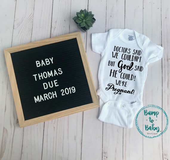 pregnancy onesie announcement