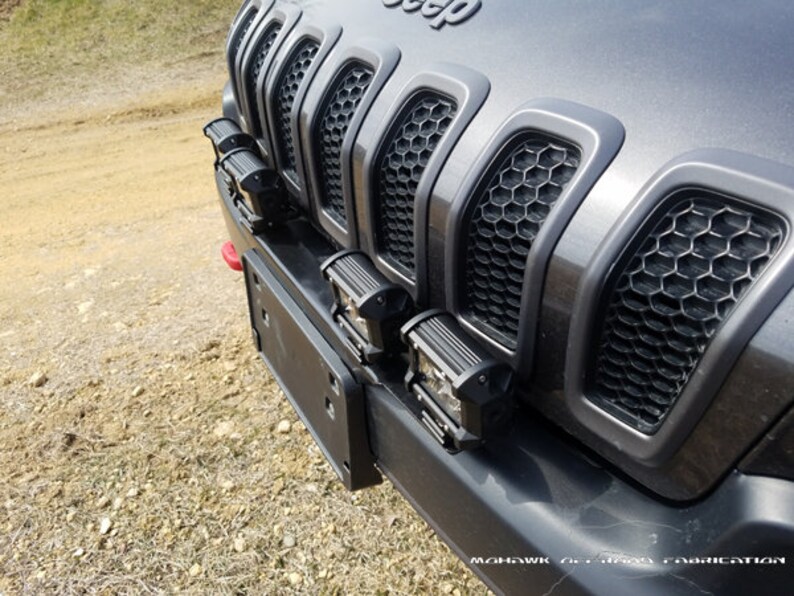 2014 2018 Jeep Cherokee KL 24 Front Pod Light Bracket Etsy