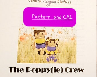 Poppy(ie) Crew Crochet Doll Pattern and CAL option