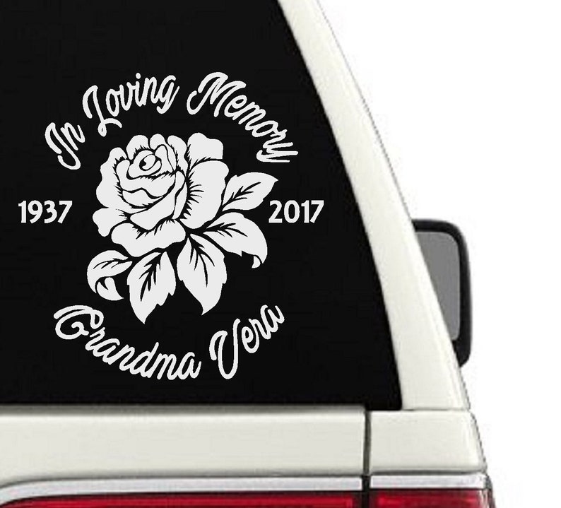 In Loving Memory Car Decals >> In Loving Memory Rose Car Decal Window Memorial Sticker Decal Etsy In Loving Memory Car Decals >> In Loving Memory Rose Car Decal Window Memorial Sticker Decal Etsy