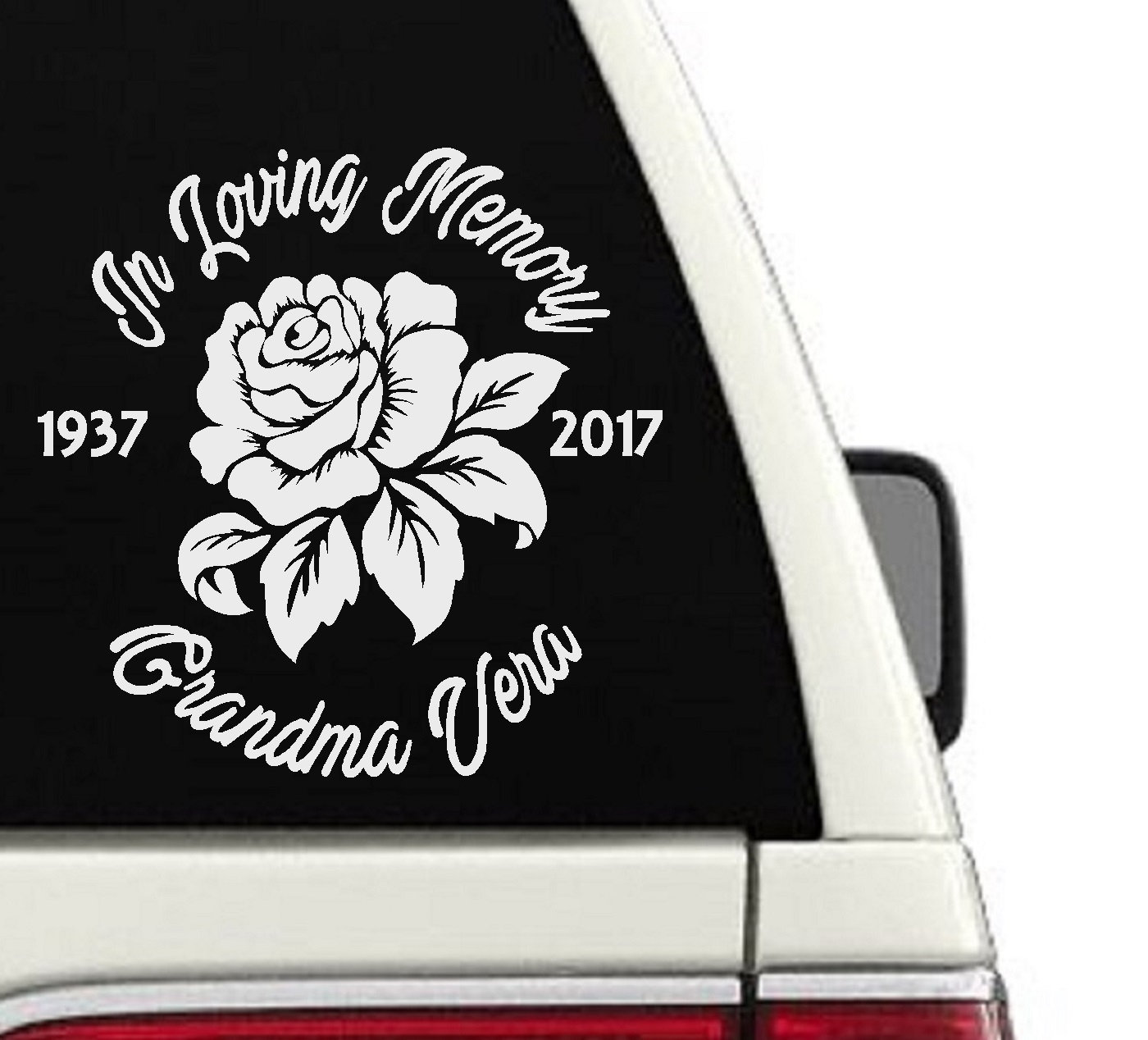 In Loving Memory Car Decals