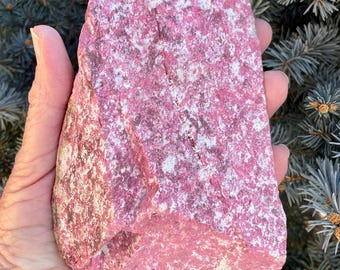 Lg RAW THULITE STONE Norway Gemstone, Choice, Natural Vibrant Pink