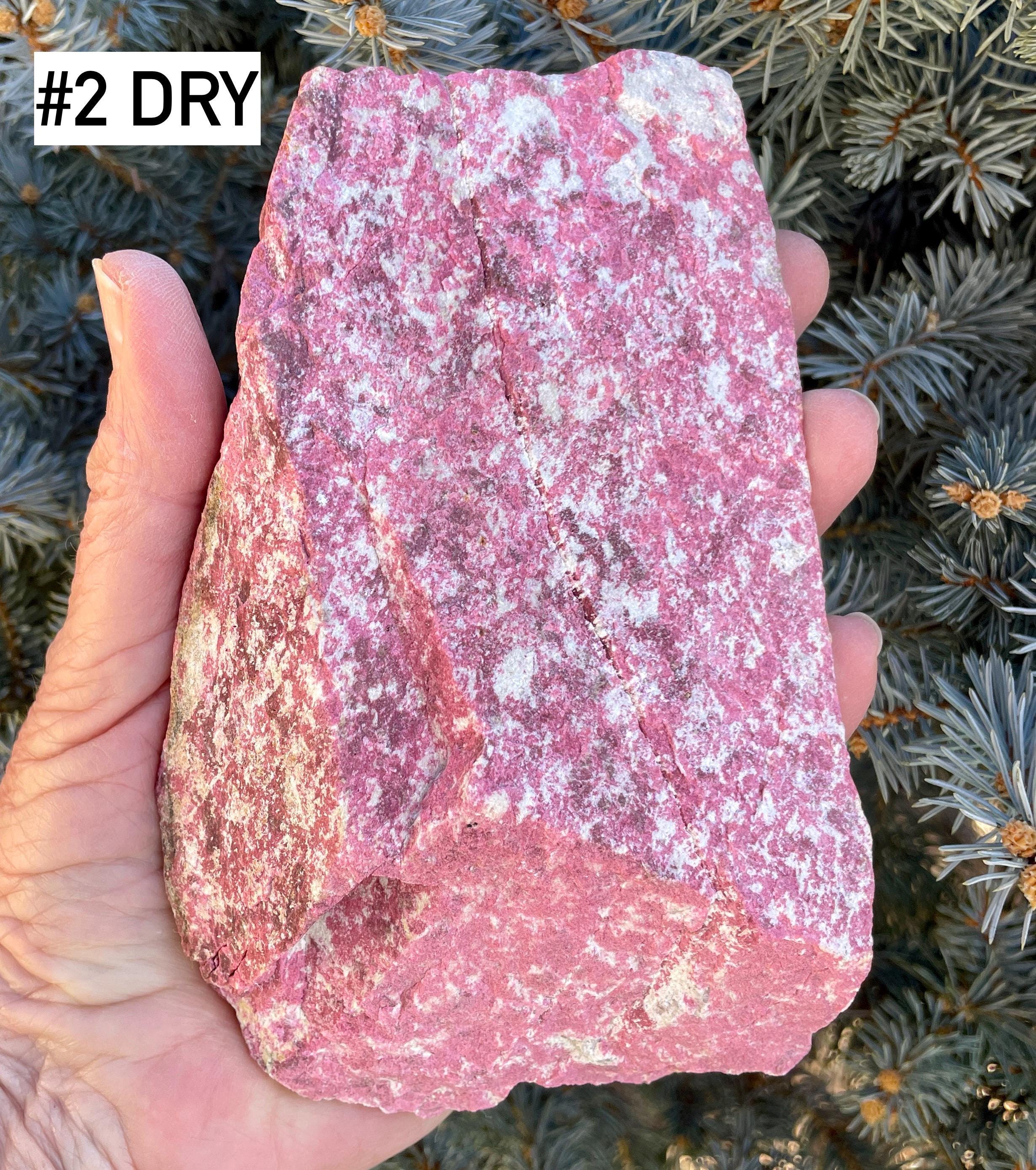 Lg RAW THULITE STONE Norway Gemstone, Choice, Natural Vibrant Pink
