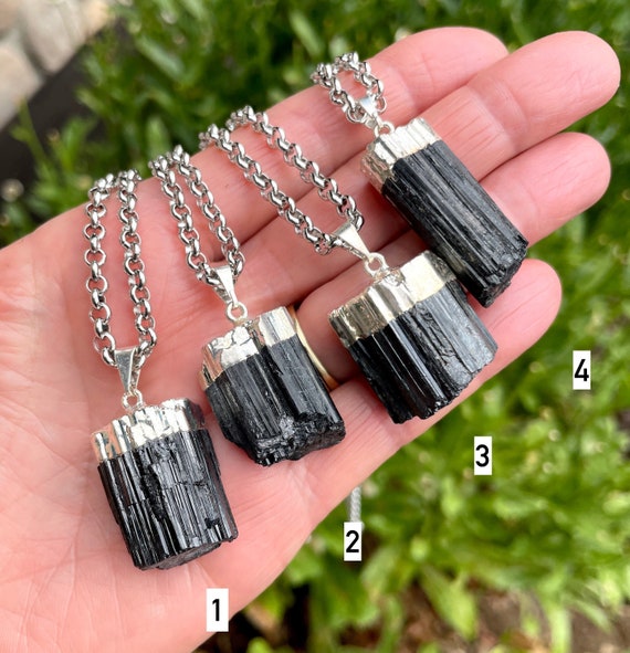Etsy black tourmaline necklace best sale