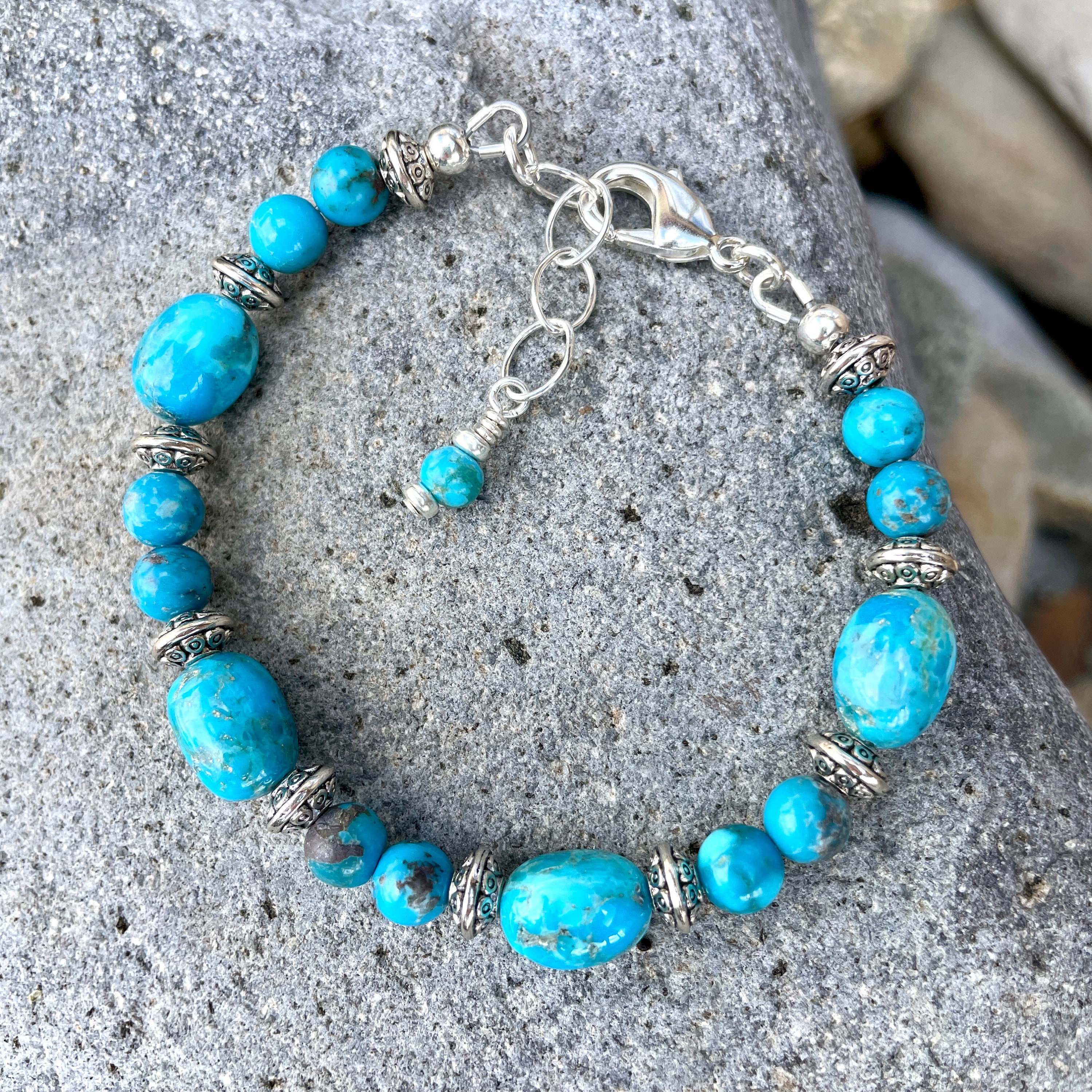 Cubed Turquoise Bracelet Set – BEYOND BAROQUE