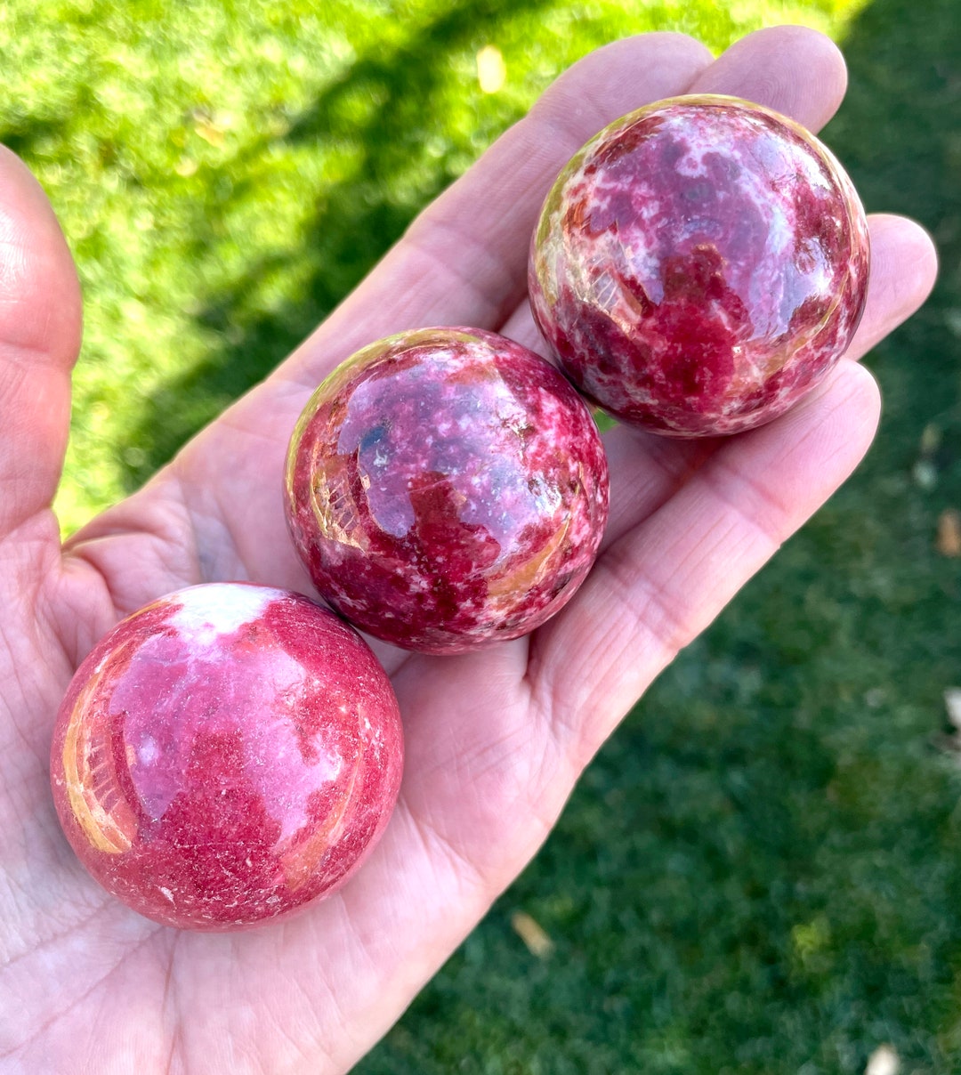 Choice THULITE SPHERE, 40mm, Norwegian Vibrant Pink Natural Stone, Polished, Carved Crystal Gemstone, Norway - Etsy Choice THULITE SPHERE, 40mm, Norwegian Vibrant Pink Natural Stone, Polished, Carved Crystal Gemstone, Norway - Etsy