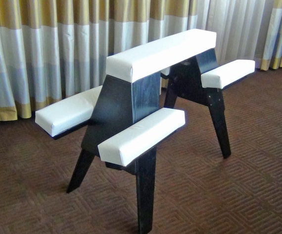 Black And White Bench In A Bag Portable Spanking Bench Etsy