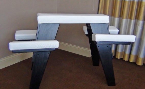 Black And White Bench In A Bag Portable Spanking Bench Etsy