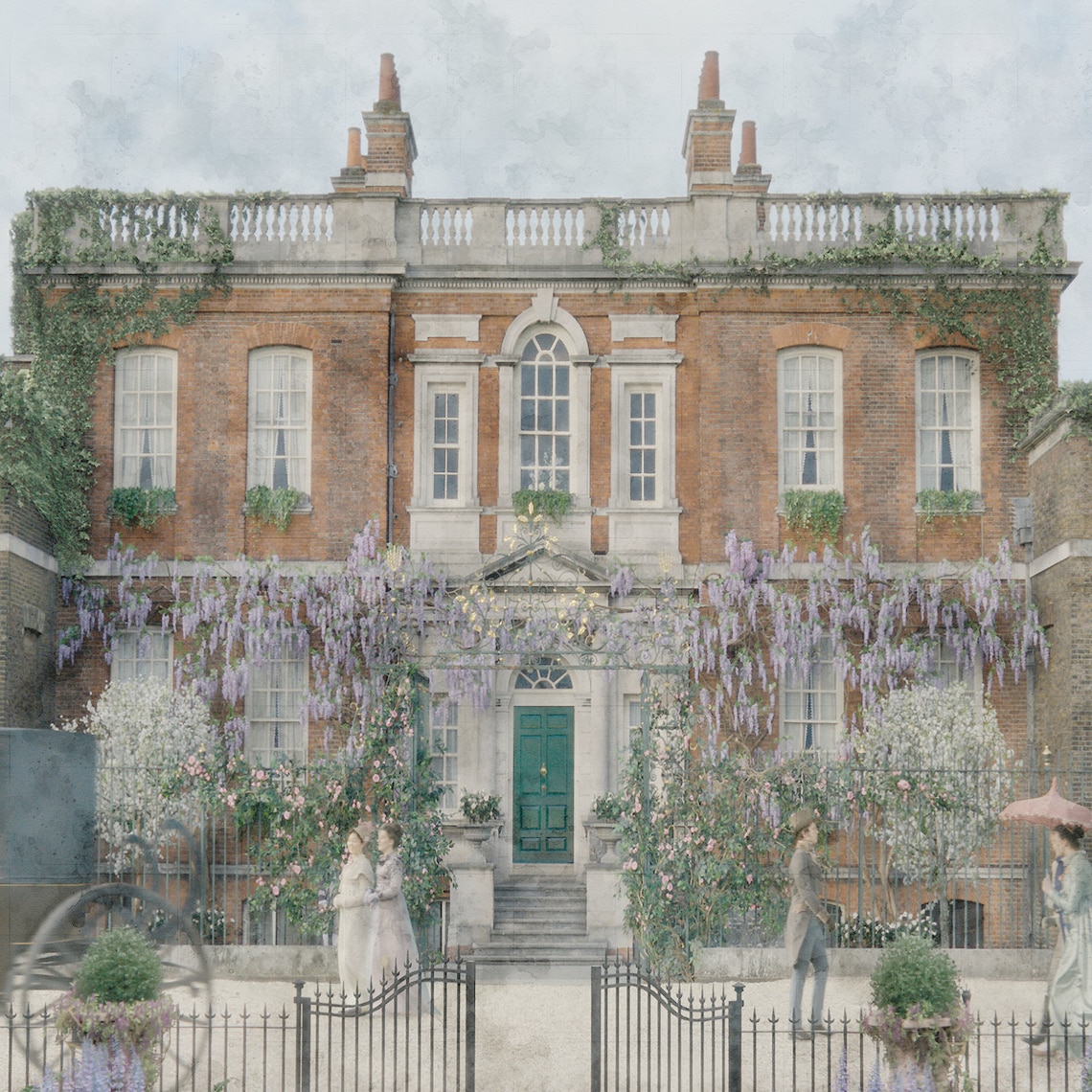 Bridgerton House Canvas Poster. Wall Art. Canvas Poster Print Etsy