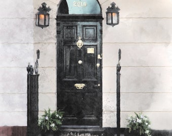 221B Baker Street Art Print: Sherlock Holmes Fan Gift